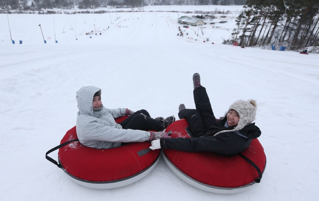 Snow tubbing in new york